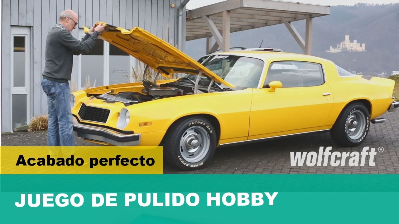 Juego de pulido Hobby de wolfcraft, acabado perfecto