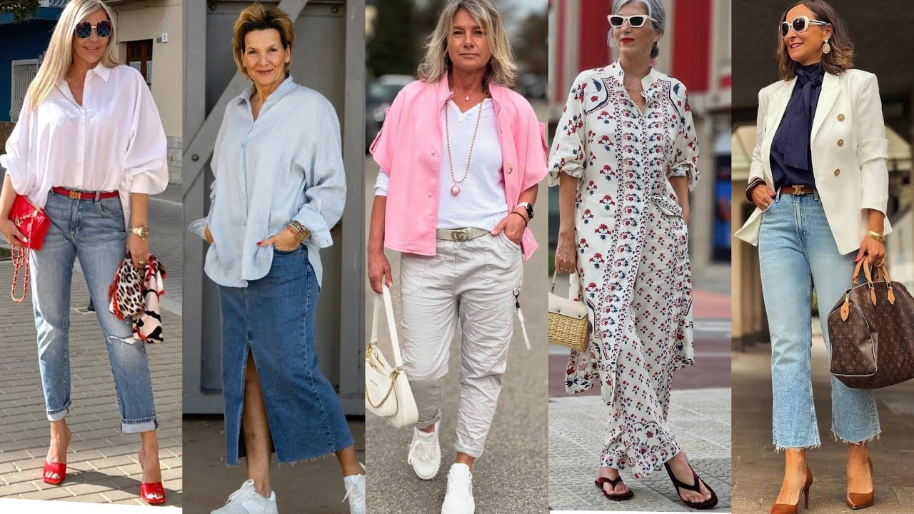 Elegant Natural Older Women OVER 50 60 70 | Summer Fashion 2026 For Women#summeroutfit