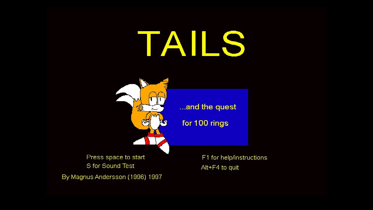 Sonic: Fan Games/Hacks 449: Tails and the Quest for 100 Rings