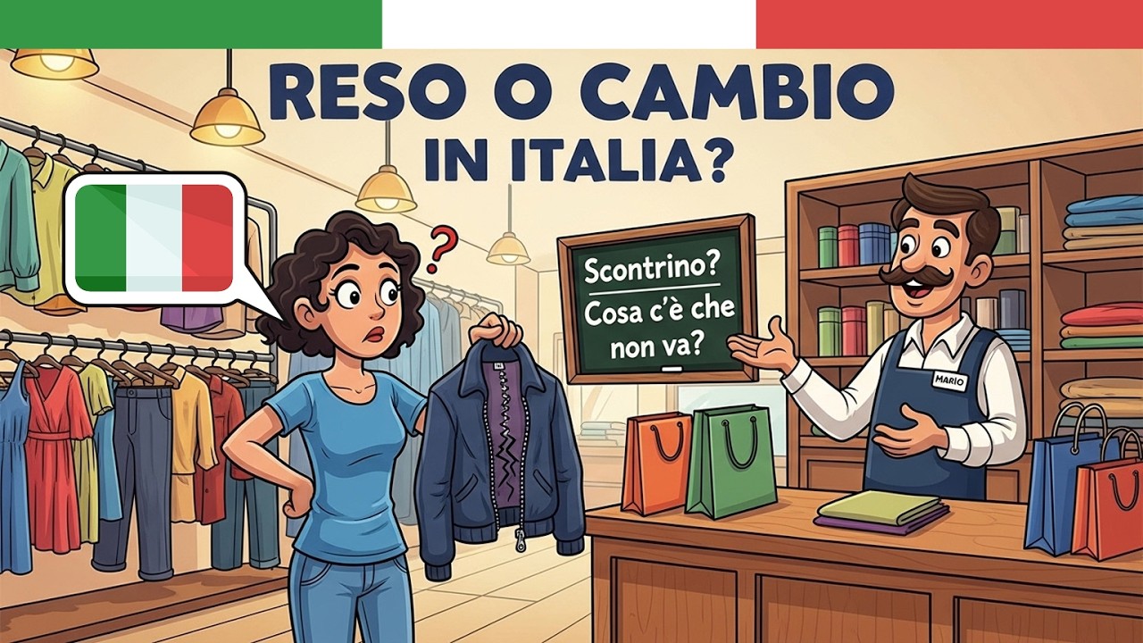 Italiano Pratico Podcast: Come fare un reso in Italia | Impara Italiano per lo shopping