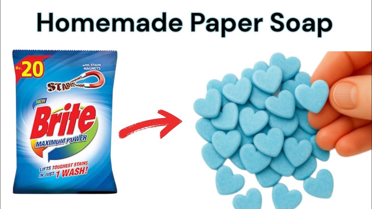 DIY Paper Soap Making at Home | Mini Soap Sheets | Trending Craft
