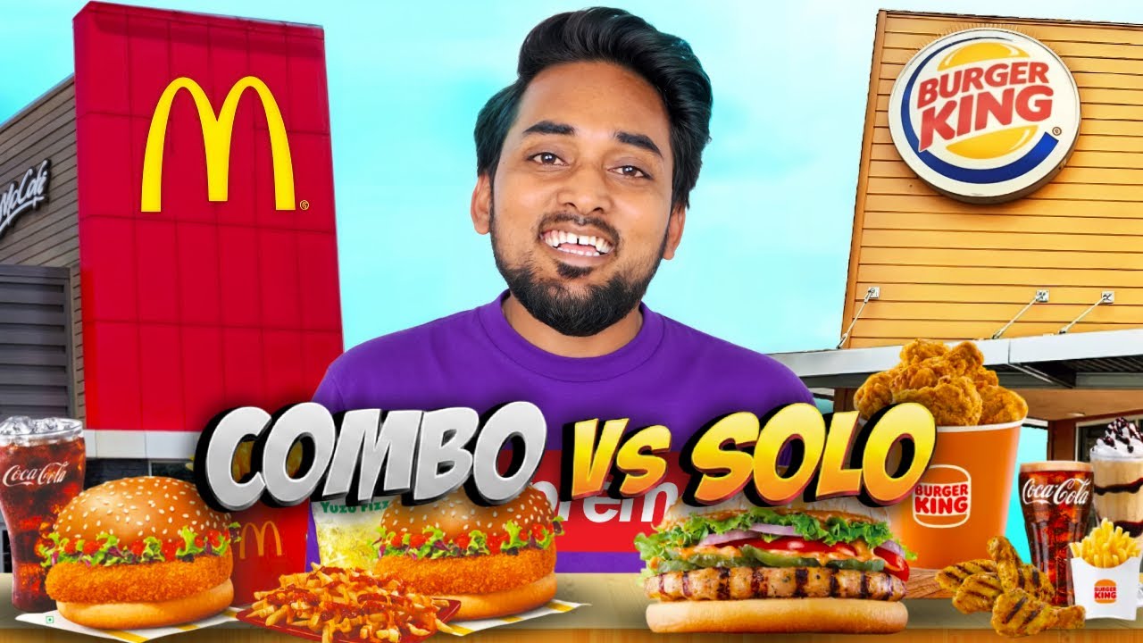 🍔🔥 Burger King vs McDonald’s | Combo vs Single Item Comparison | Which Is Better?