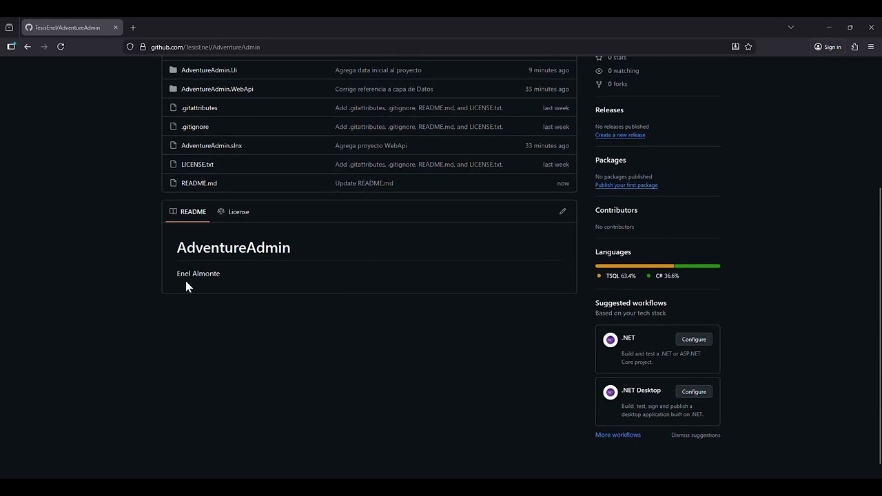 Creación de una aplicación Windows Forms usando la base de datos AdventureWorks