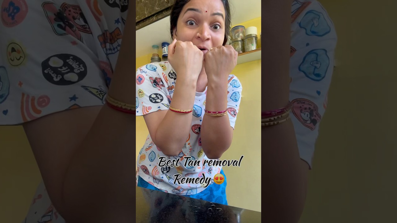 Best tan removal Remedy😱 home remedy for removing Tan #homeremedies  #remedies #skincare