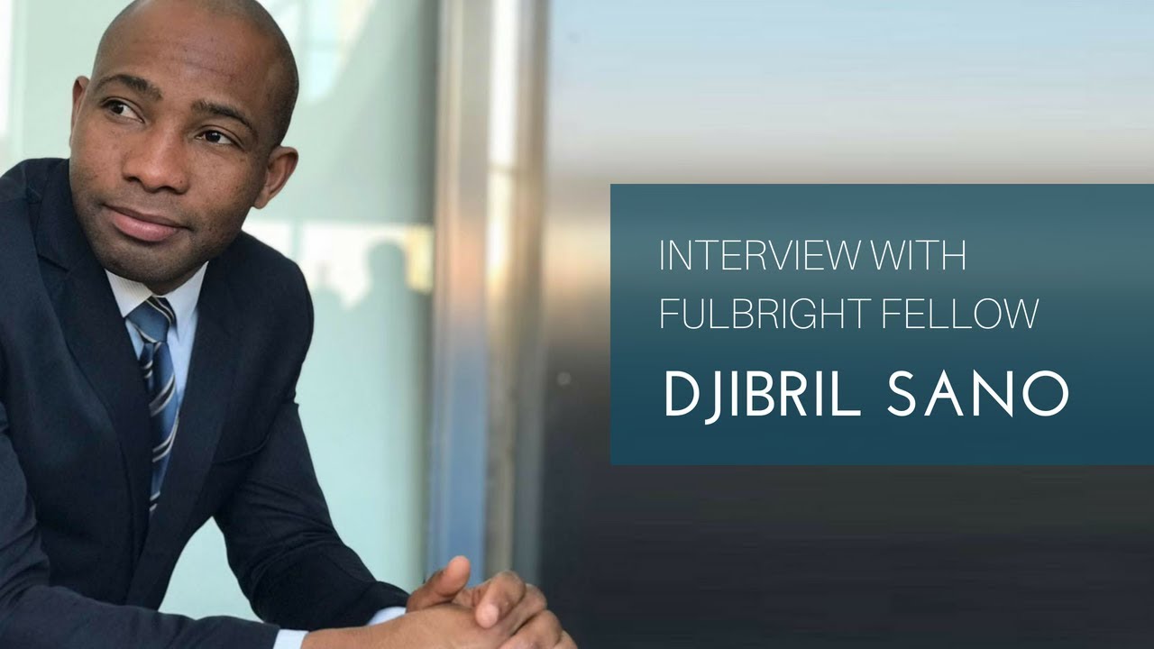 Djibril Sano, Fulbrighter from Guinea, International Development Administration Program