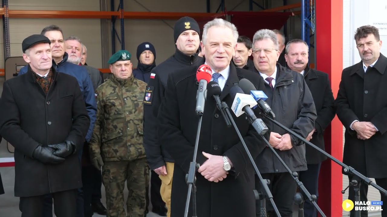 Magazyn obrony cywilnej w Busku-Zdroju już otwarty.
