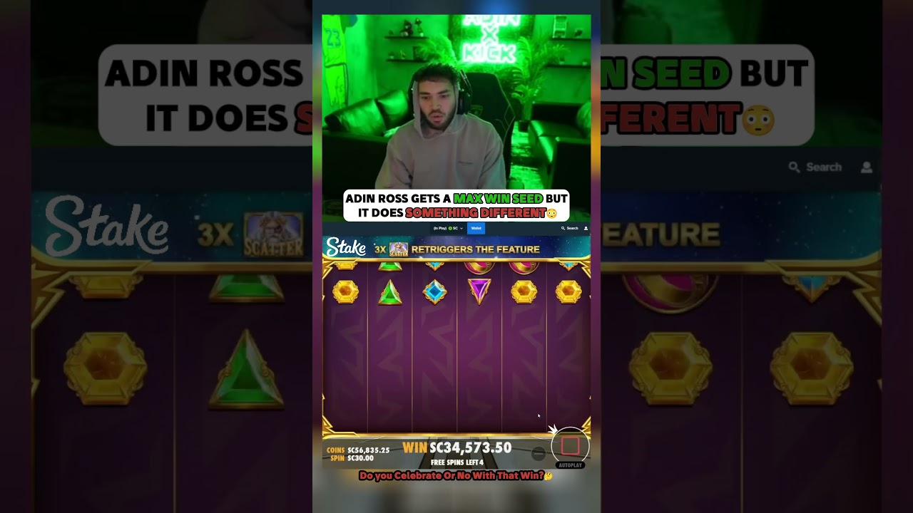 Adin Jew Ross MAX WIN ON GATES...#stake #casino #adinross #adin #shorts #short #gambling