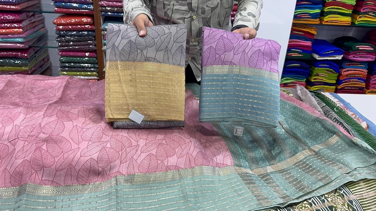 Too much soft cloth, Malai cotton saree’s with lot’s of new design’s in digital printing 