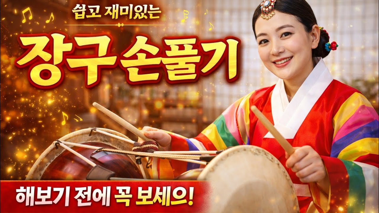 손을 풀자~ 4가지. 꾸준히 연습하세요.