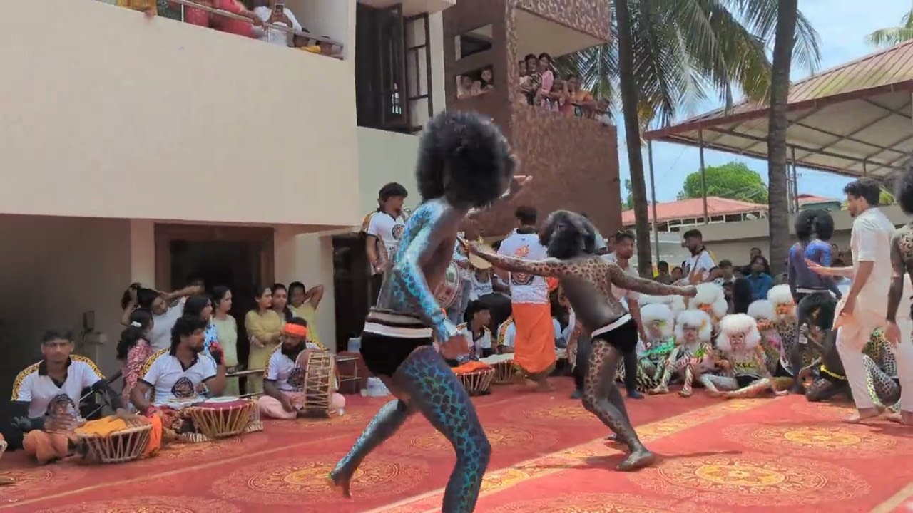 Tiger Dance by Kalicharan Friends boloor 2024 Navaratri