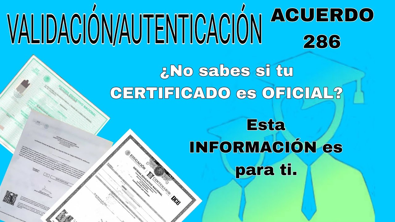 Mi certificado de ACUERDO 286 es OFICIAL? Este video te ayuda a VALIDARLO? #bachillerato #acuerdo286
