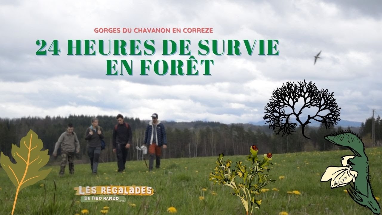 24 heures de survie en forêt avec Tibo Rando