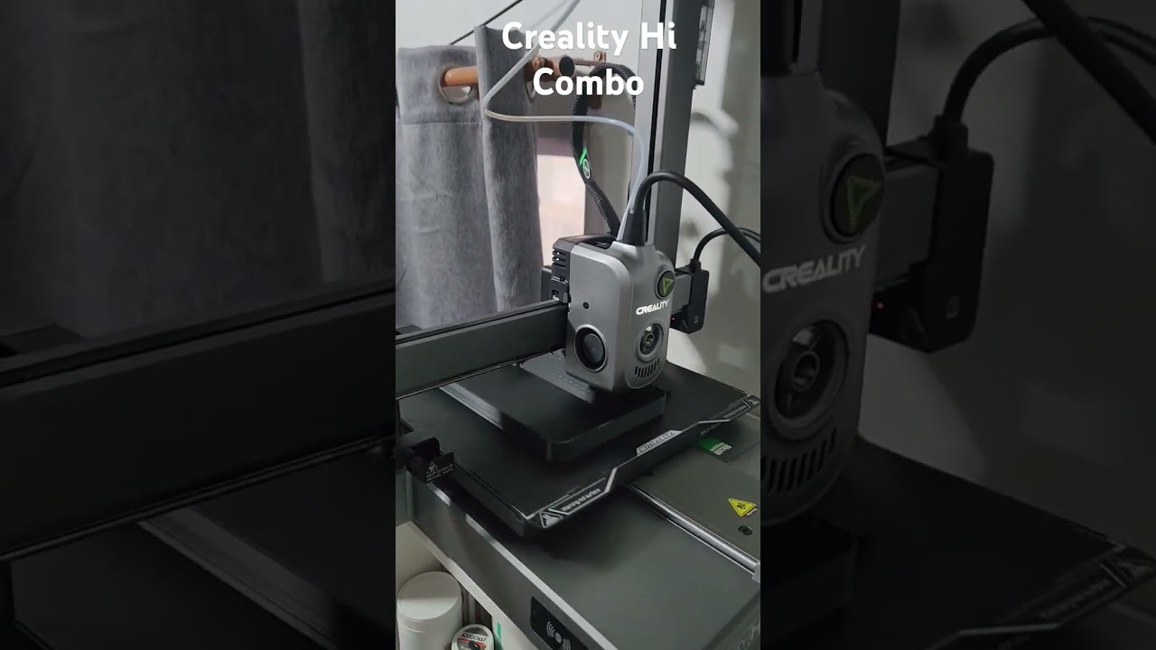 Creality Hi Combo first time printing.