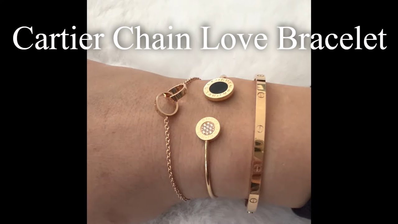 CARTIER CHAIN LOVE BRACELET REVIEW + Cartier almost lost my Love Bracelet Storytime