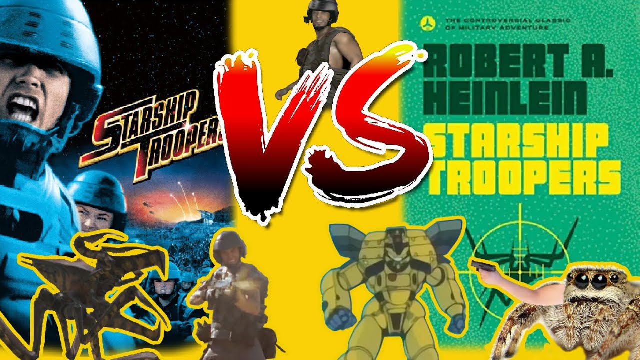 Starship Troopers (1997) vs Starship Troopers (Robert A. Heinlein) [Book vs Movie]