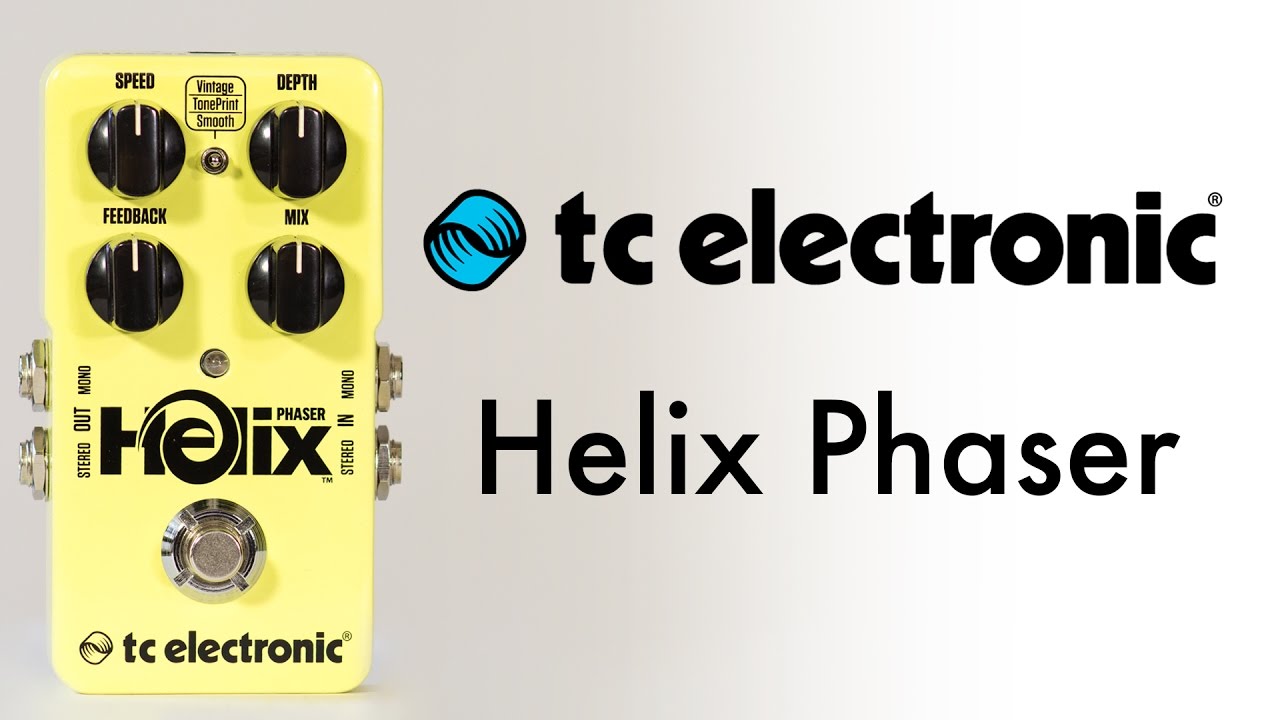 TC Electronic Helix Phaser Demo (with Les Paul, Strat, Tele & DX7)