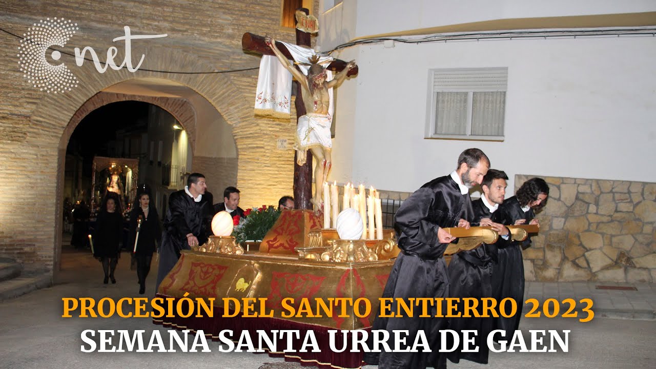 Procesión del Santo Entierro en Urrea Gaén | Semana Santa 2023