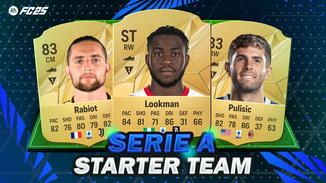 FC25 SERIE A STARTER TEAM!!