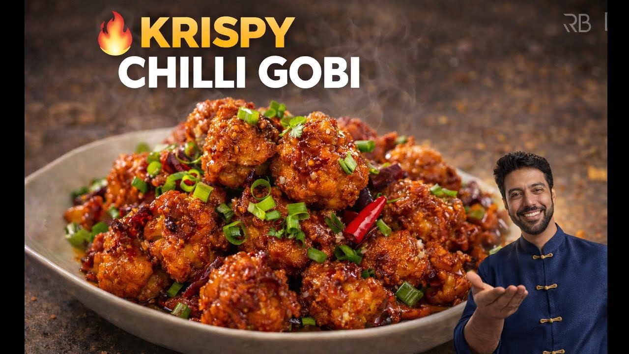 होटल जैसे गोभी चिली बनाएं Dry & Gravy | Kripsy Chili Gobi | Gobhi Chilli Gravy bonus | Chef Ranveer