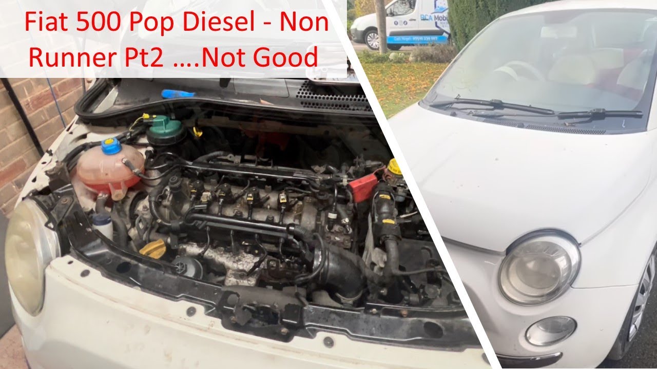Fiat 500 Diesel Non Runner Pt2 - Some Investigation and then......Not Good