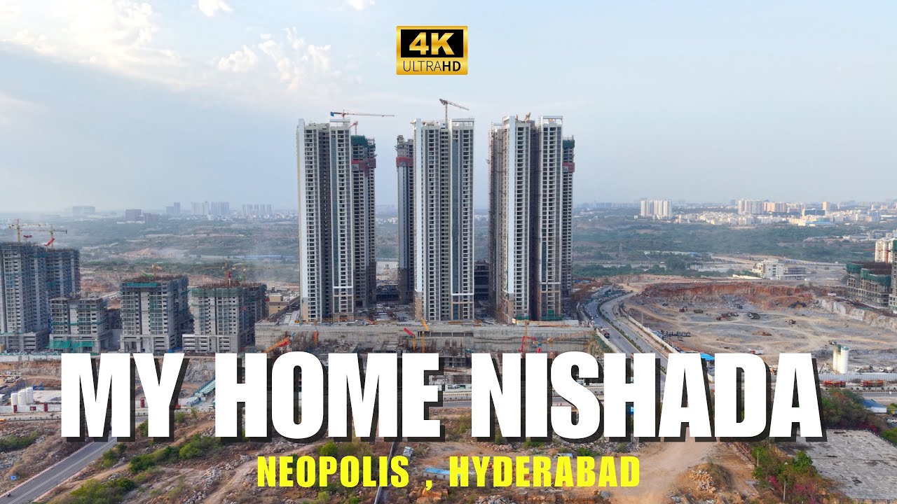 My Home Nishada in Neopolis - Latest Drone Update | Kokapet | Hyderabad | Hyderabad Real Estate