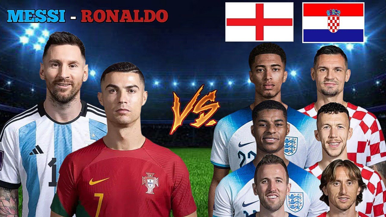 Ronaldo Messi 🆚 England Trio - Croatia Comparison 😯 ( Ronaldo, Messi, Modric ) Comparison 🔥💪