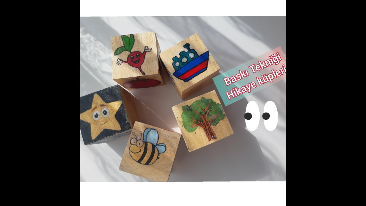 HİKAYE/KAVRAM KÜPÜ/BASKI TEKNİĞİYLE OKUL ÖNCESİ ETKİNLİKLERİ🎇🌠🏡