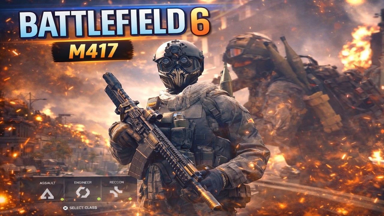 Battlefield 6 M417 A2 Support MVP Gameplay Iberian Offensive PS5 Pro HDR 4K with @MaxiqYT