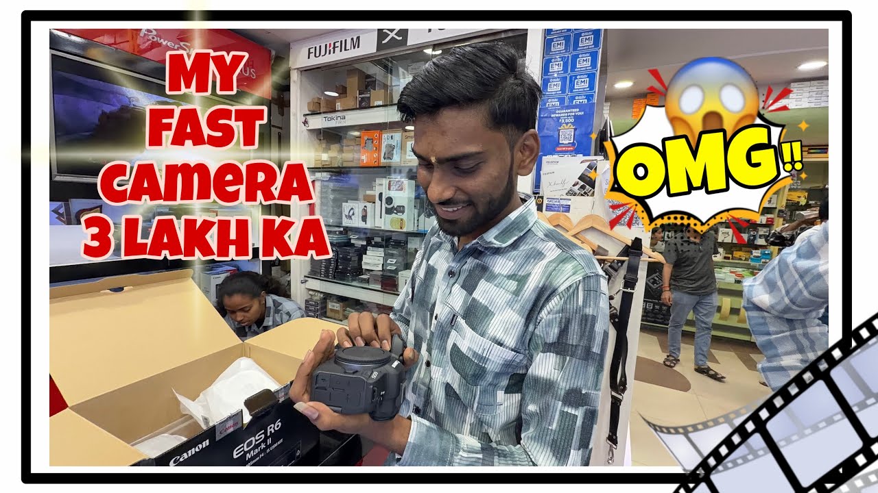 Fast camera 3 lakh ka 😳😱📸 #jayrajputvlogs #minivlog 