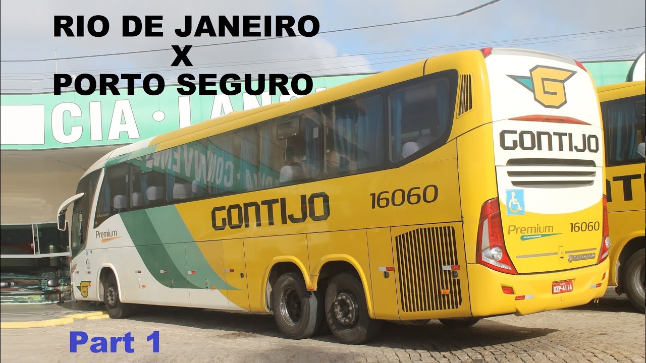 Viajando de Gontijo na linha Rio de Janeiro/RJ a Porto Seguro/BA