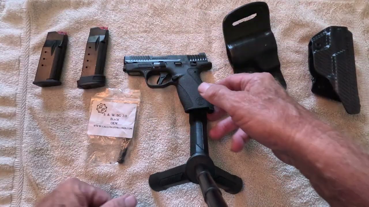Огнестрельное оружие - замена направляющего стержня Smith & Wesson Bodyguard 2.0
