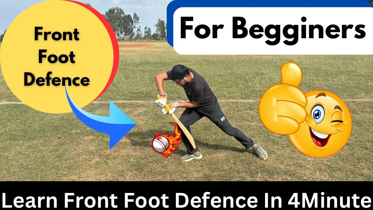 How To Play Front Foot Defence