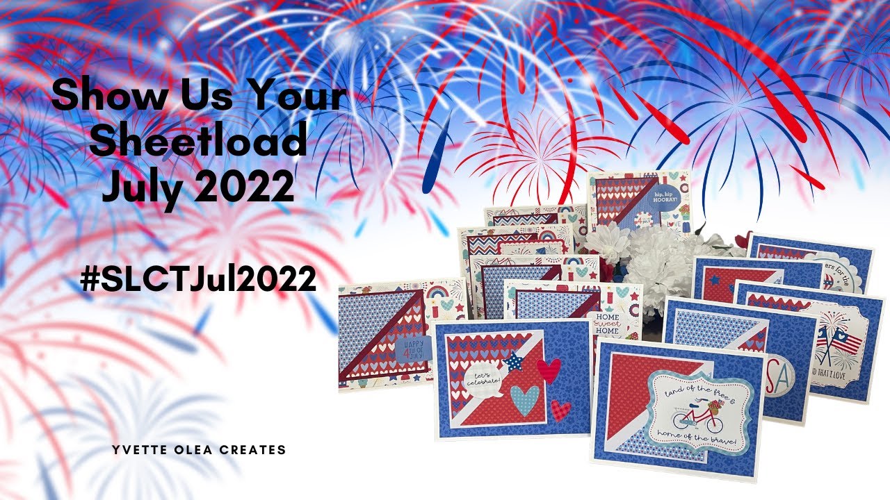 July 2022 SheetLoad of Cards | #SLCTJul2022 | Patriotic Cards | Doodlebug Paper