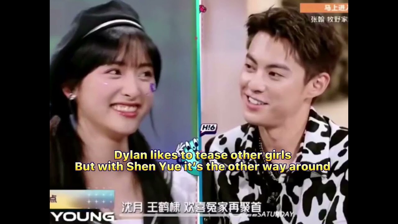 Shen Yue and Dylan on hello saturday soon