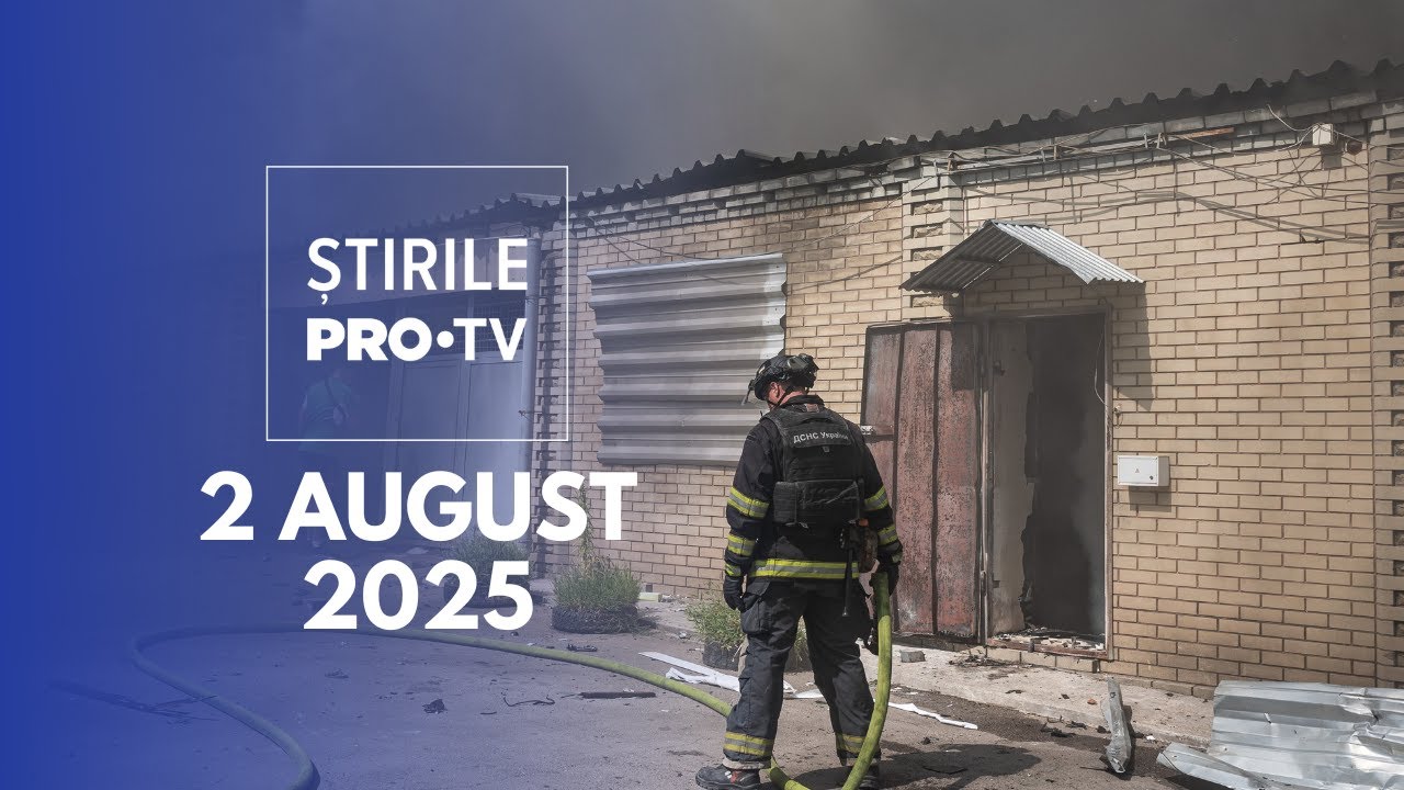 Știrile PRO TV - 2 August 2025 | Incendiu la Fabrica de Armament Cugir