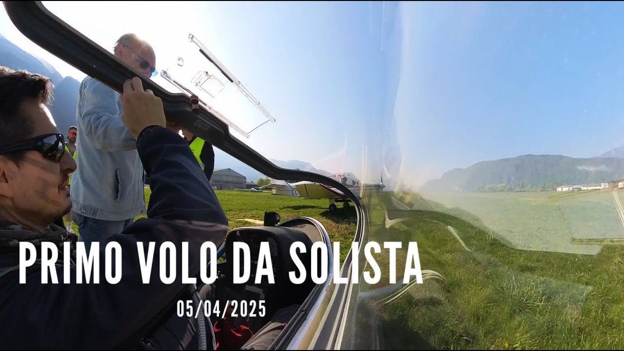 E' arrivato il momento! Primo volo da SOLO!!