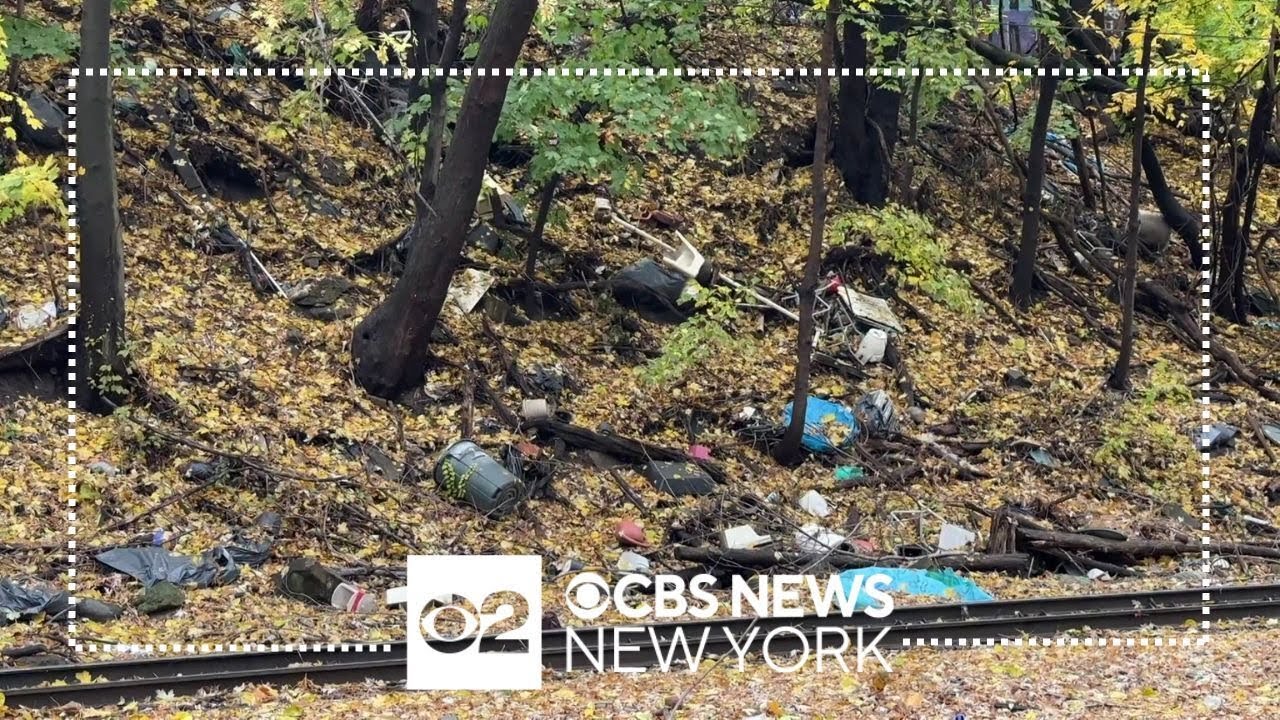 Queens residents want train company to clean up trash-ridden railroad tracks