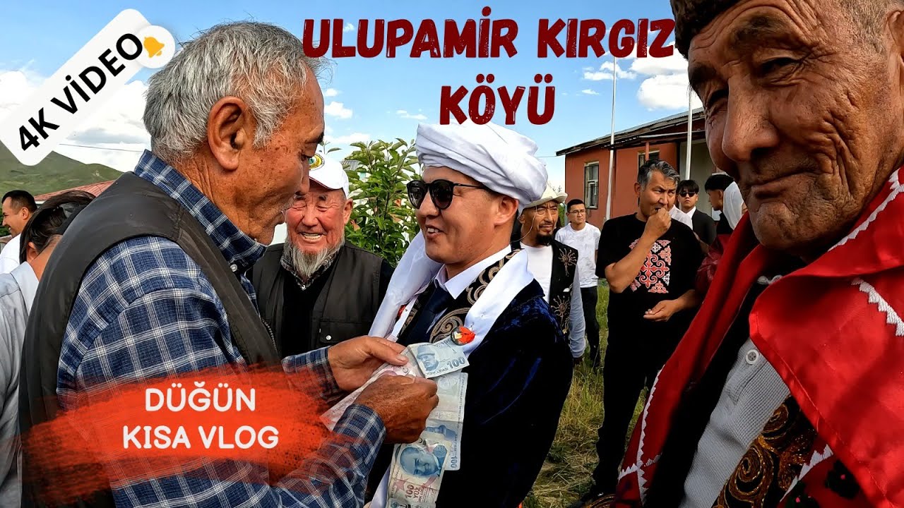 ULUPAMİR KÖYÜNDE  GELENEKSEL  DÜĞÜN. // KISA VLOG 4K.