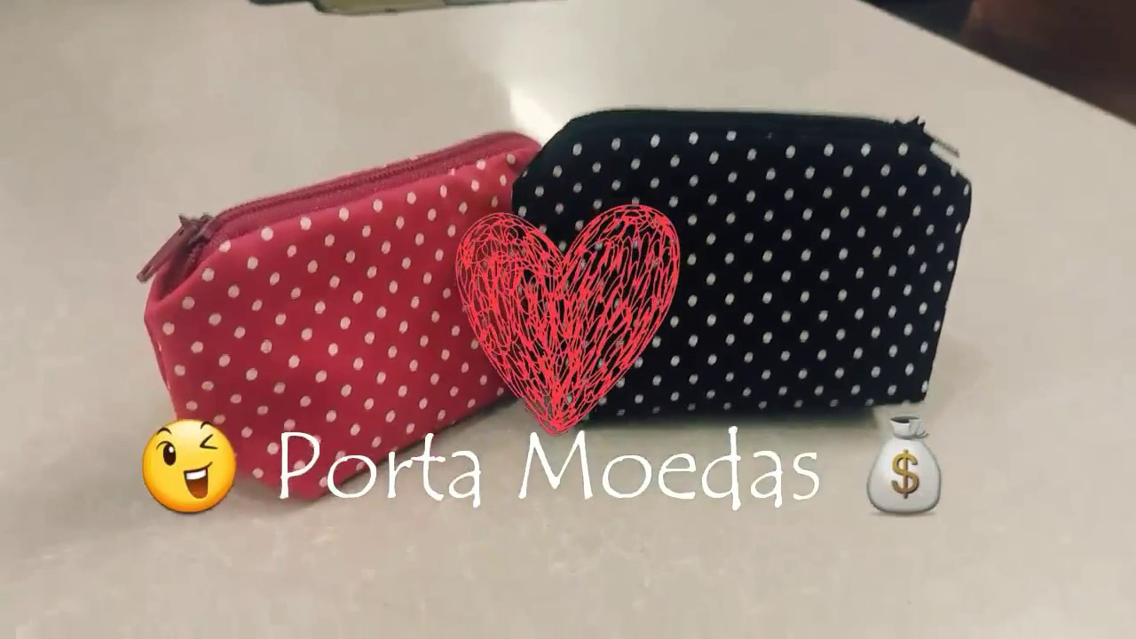 Porta Moedas 💰  DIY  💰 Costurando💰