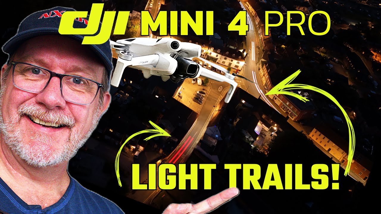 Ночной полет DJI Mini 4 Pro | Как запечатлеть УДИВИТЕЛЬНЫЕ световые следы!