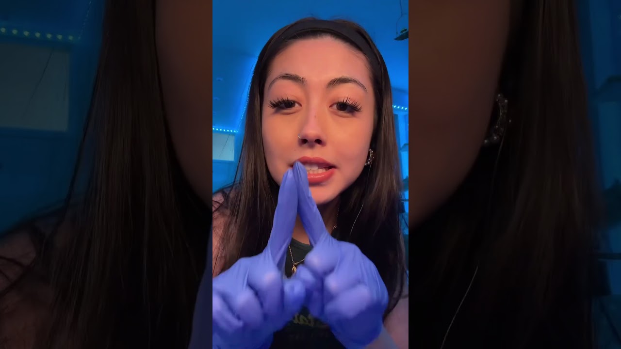 Asmr relaxing cranial nerve exam #asmr #asmrtingles #ASMR #asmrcranialnerveexam #cranialnerveexam