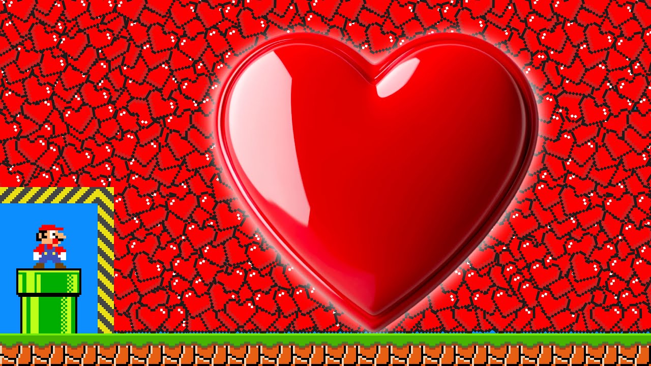 What If Mario Collected 9,999 Hearts and One Giant Immortal Heart?