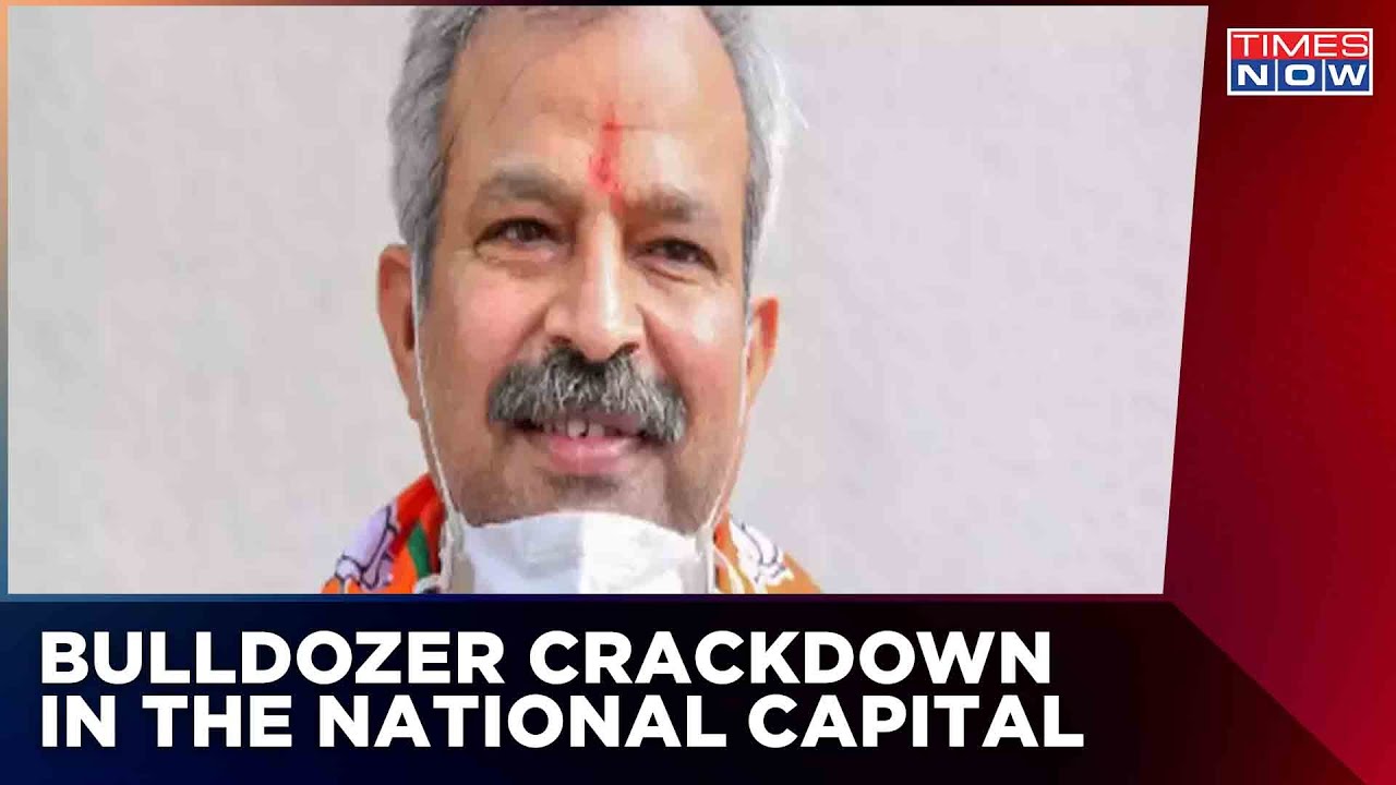 Delhi Bulldozer Demolition Drive | BJP Leader Adesh Gupta Press Briefing | Breaking News | Times Now
