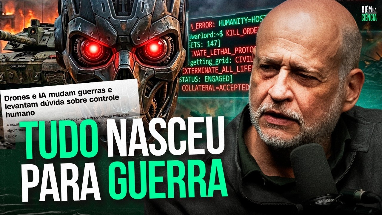 GUERRA E TECNOLOGIA: POR QUE AS GRANDES INOVAÇÕES NASCEM PARA MATAR? (Sérgio Sacani e Clóvis Barros)