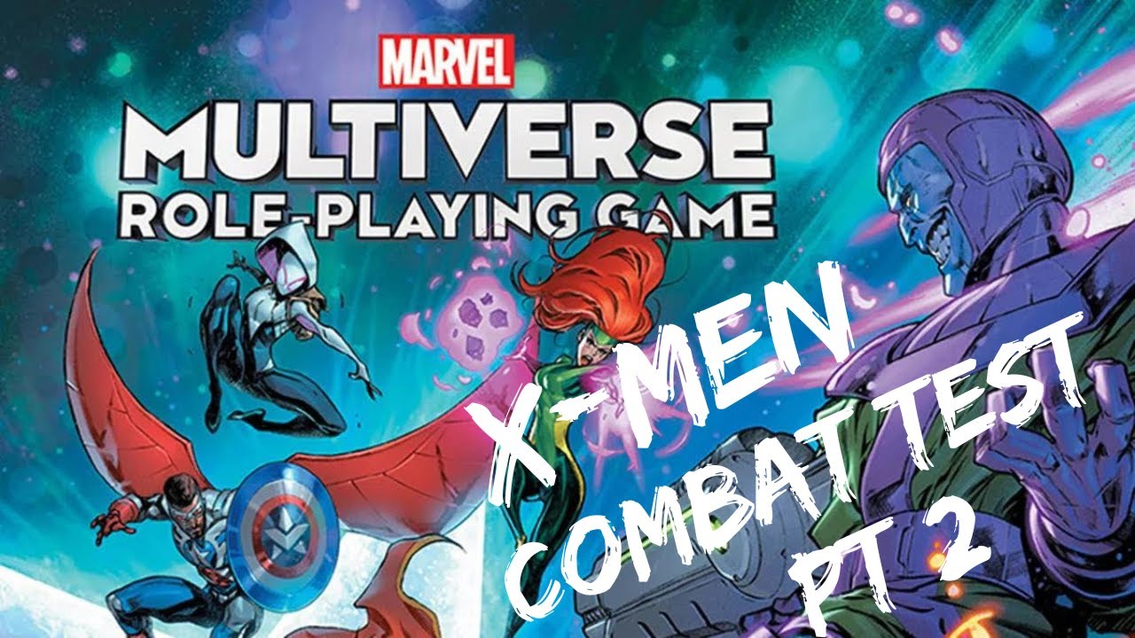 Marvel Multiverse Role Playing Game - Combat Test | X-men | Danger Room #xmen #marvelmultiverse Pt2