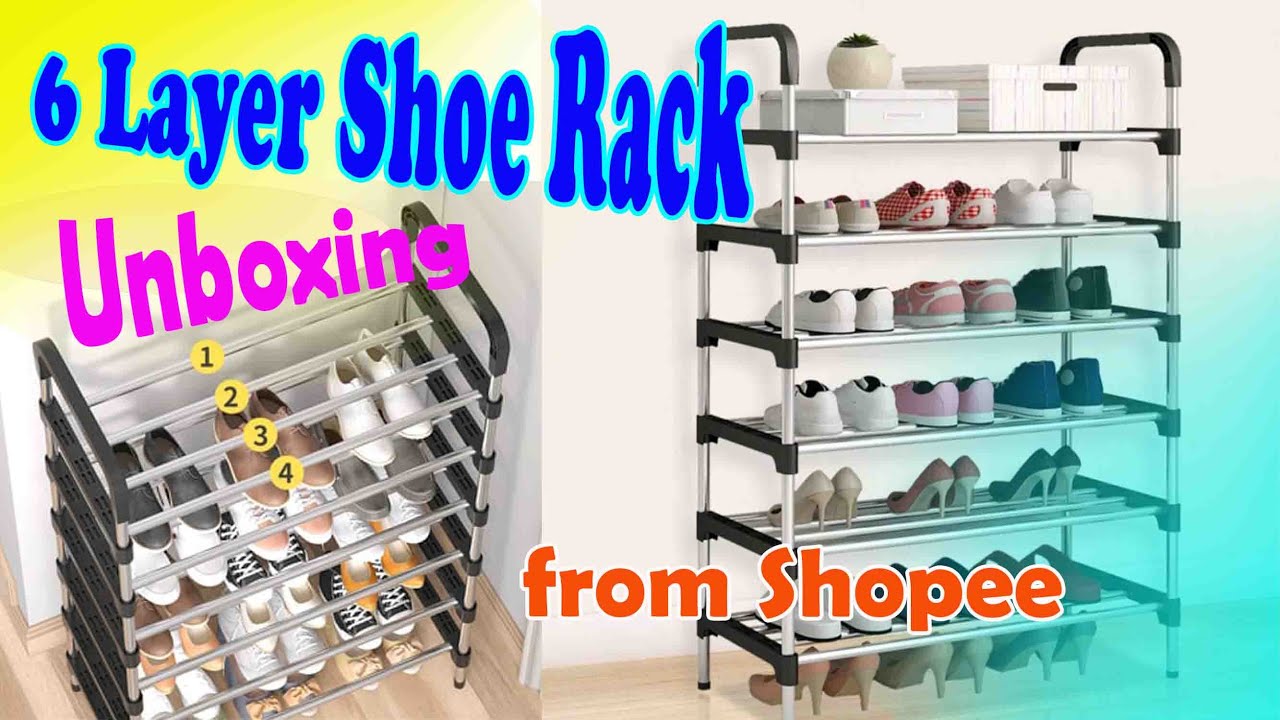 6 Layer Shoe Rack from Shopee | Unboxing