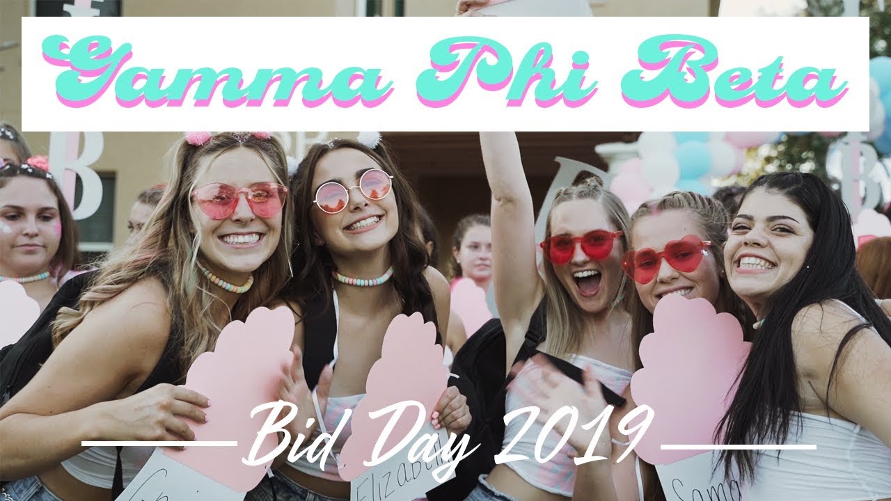 Gamma Phi Beta Bid Day | USF 2019