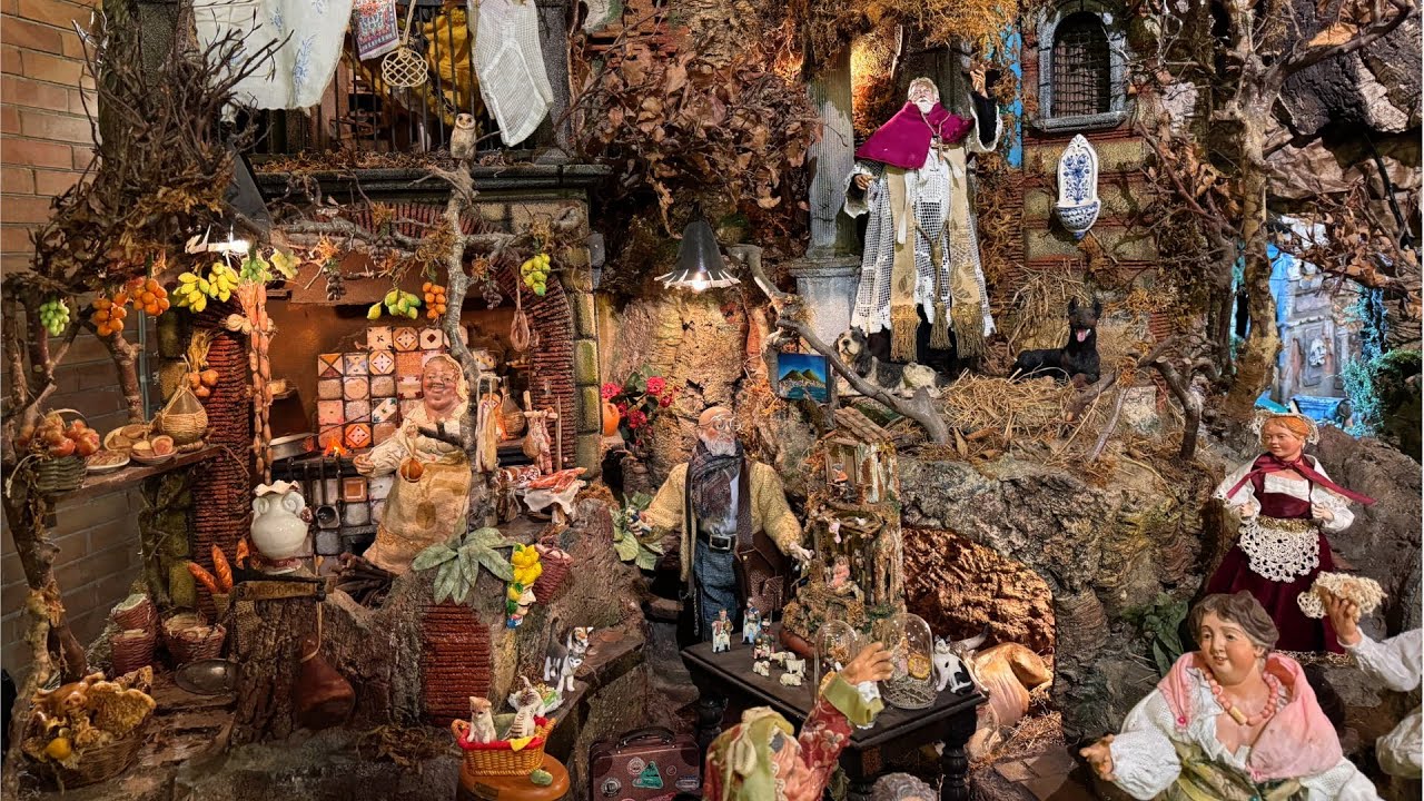 Presepe in stile 700 napoletano Chiesa Assunzione di Maria Vergine (Oltreponte) a Casale Monferrato