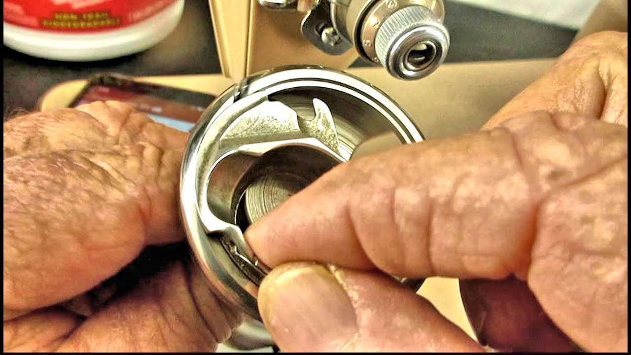 Oiling the Hook and Bobbin Case for Wear and Noise Reduction, Singer Model 404 Sewing Machine