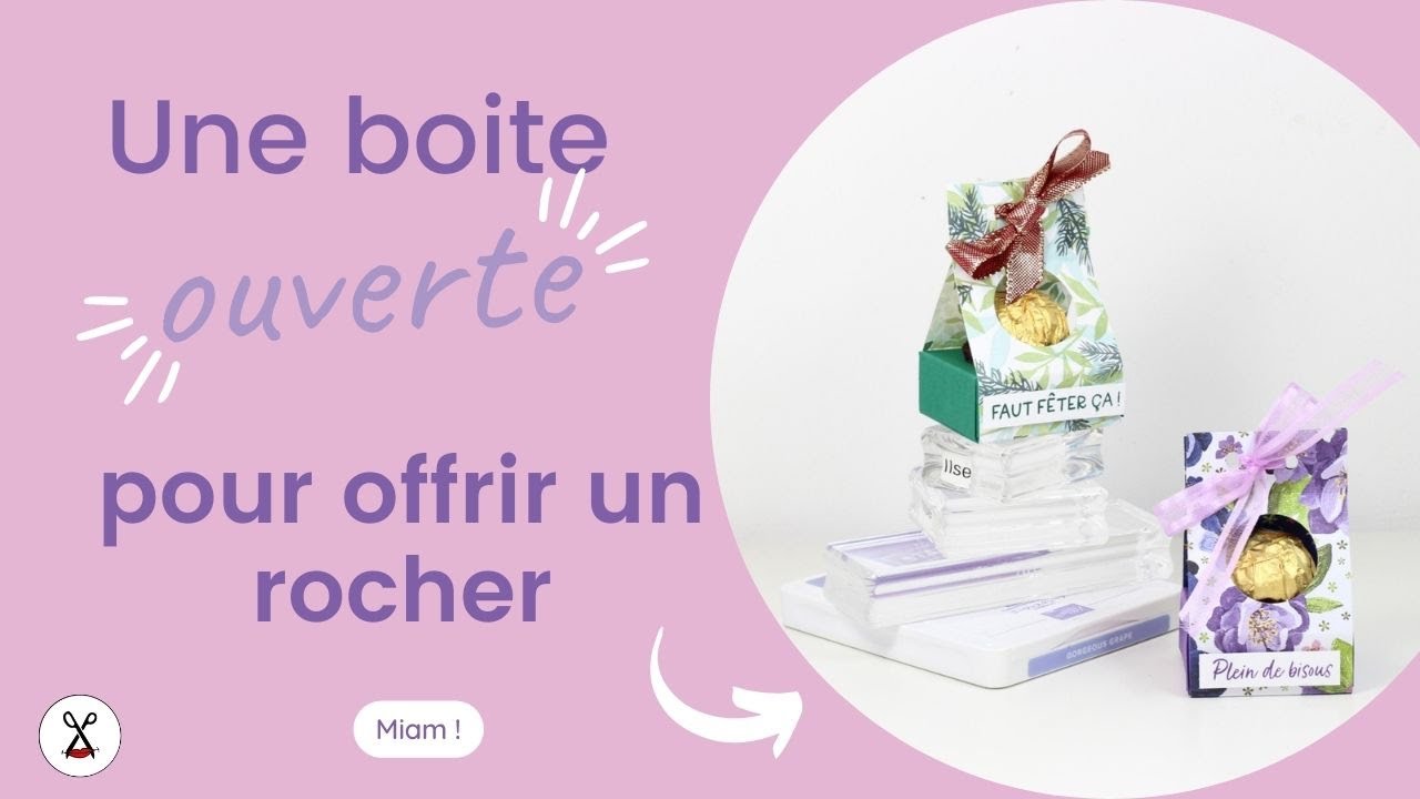 Écrin pour rocher au chocolat
